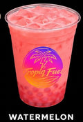 Watermelon Bubble Tea with Boba