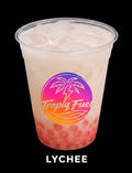 Lychee Bubble Tea with Boba
